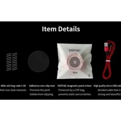 DSPIAE MS-01 CHARYBDIS PORTABLE MAGNETIC PAINT MIXER