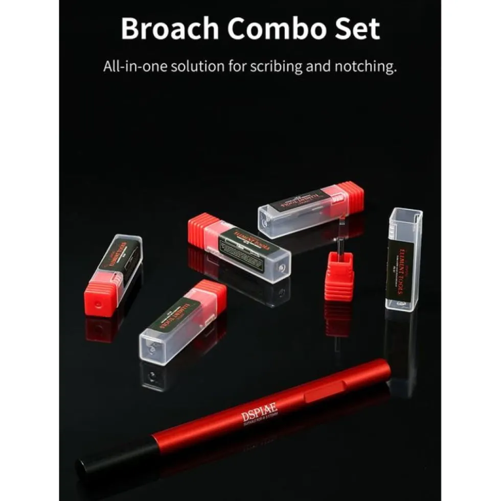 DSPIAE : SCRIBER SET (0.1 0.15 0.3 0.5 1.0MM + MANCHE)