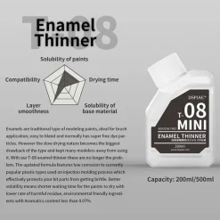 DSPIAE T-08 ENAMEL THINNER 200ML