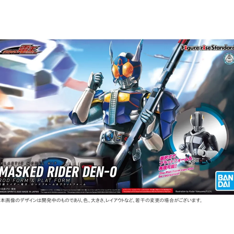FIGURE-RISE STANDARD MASKED RIDER DEN-0 ROD FORM & PLAT FORM