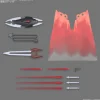 HG 1/144 BLACK KNIGHT SQUAD SHI-VE. A