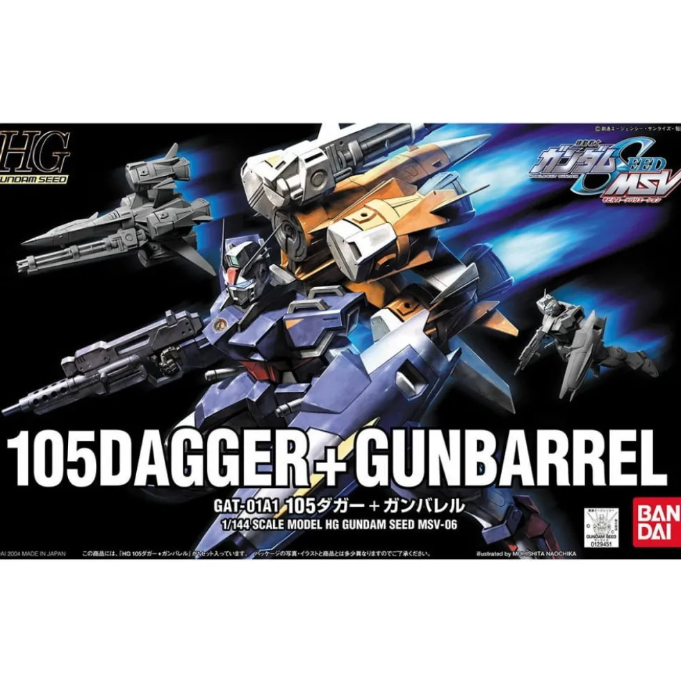 HG 1/144 105DAGGER + GUNBARREL