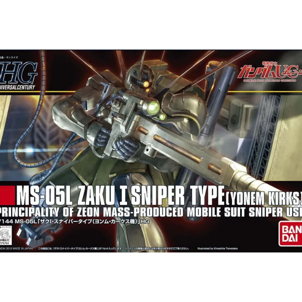 HGUC 1/144 ZAKU I SNIPER TYPE (Yonem Kirks Custom) MS-05L