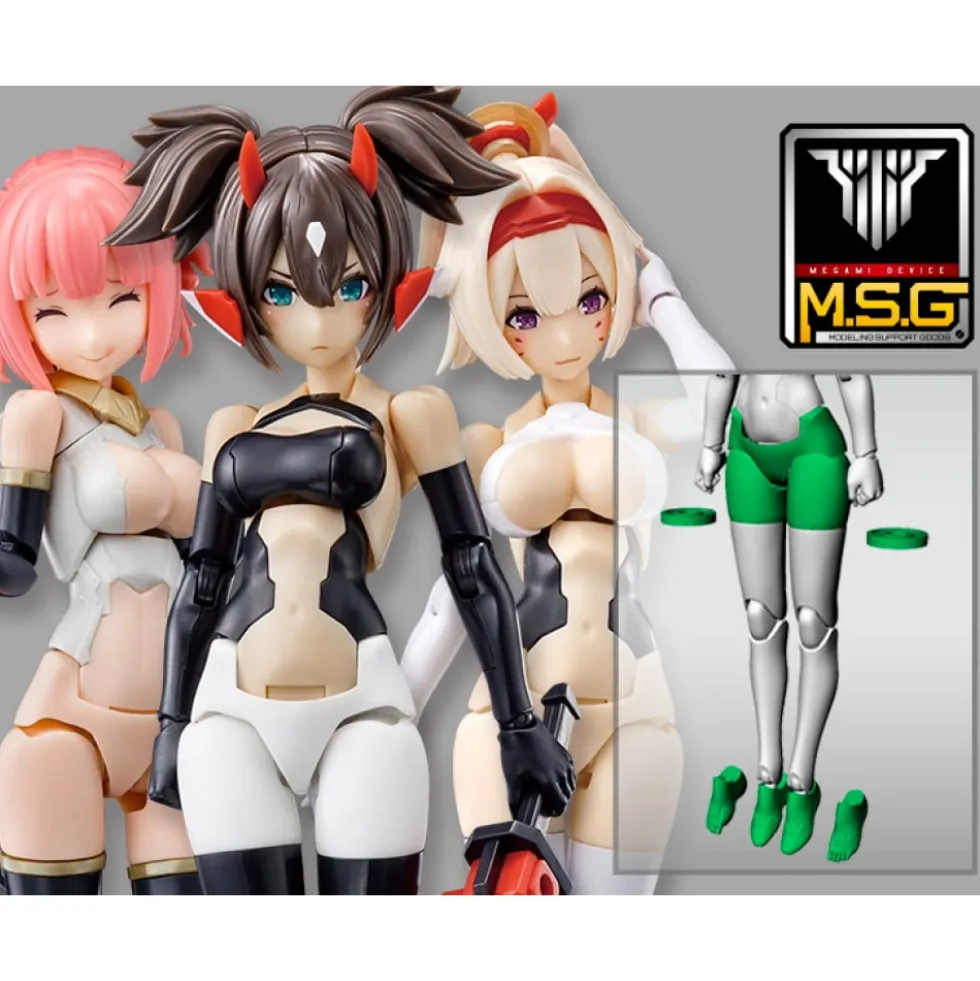 MEGAMI DEVICE M.S.G 02 BOTTOMS SET WHITE / SKIN COLOR A / SKIN COLOR B