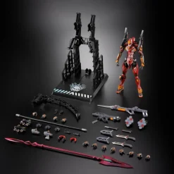 METAL BUILD EVA PRODUCTION MODEL-02 30TH WITH THE LANCE OF CASSIUS