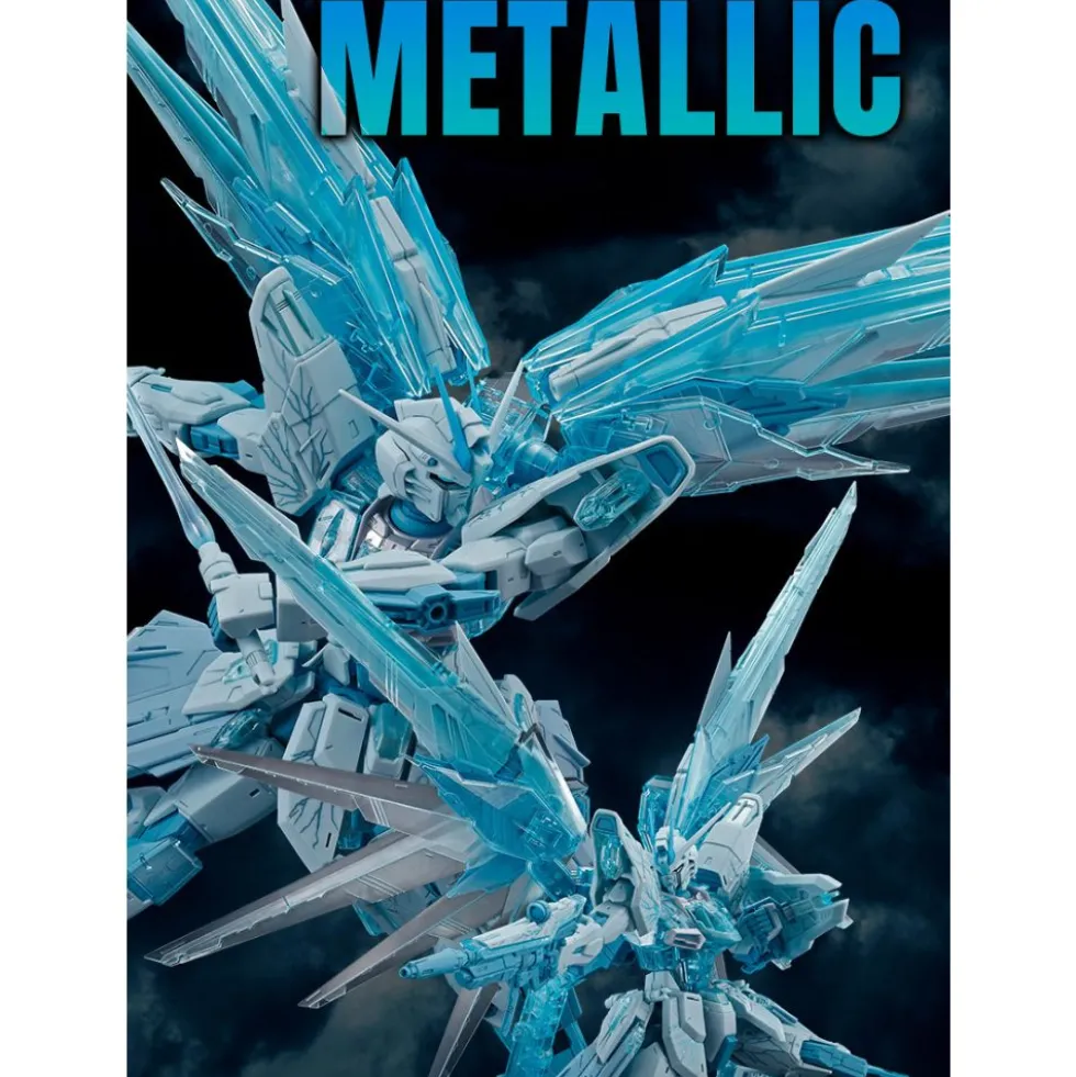 MG 1/100 FREEDOM GUNDAM 2.0 CROSS CONTRAST COLOR (CLEAR BLUE)