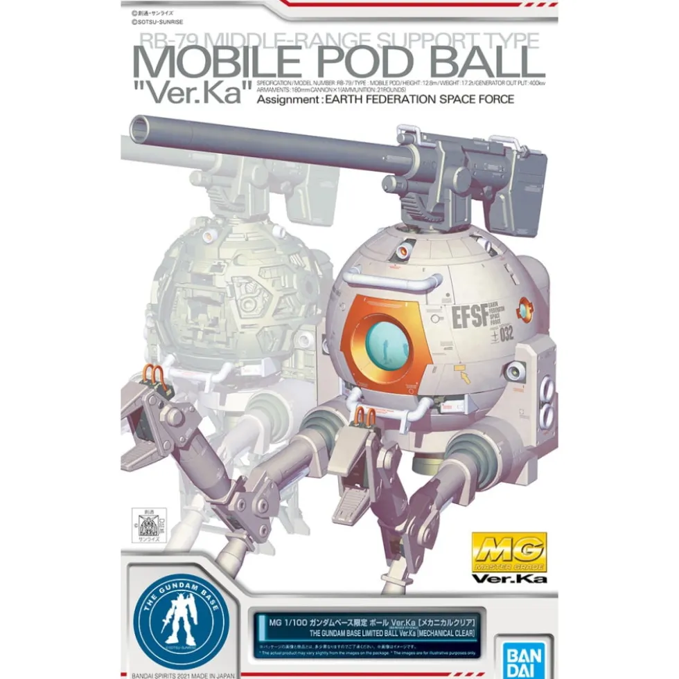 MG 1/100 MOBILE POD BALL VER.KA (MECHANICAL CLEAR)
