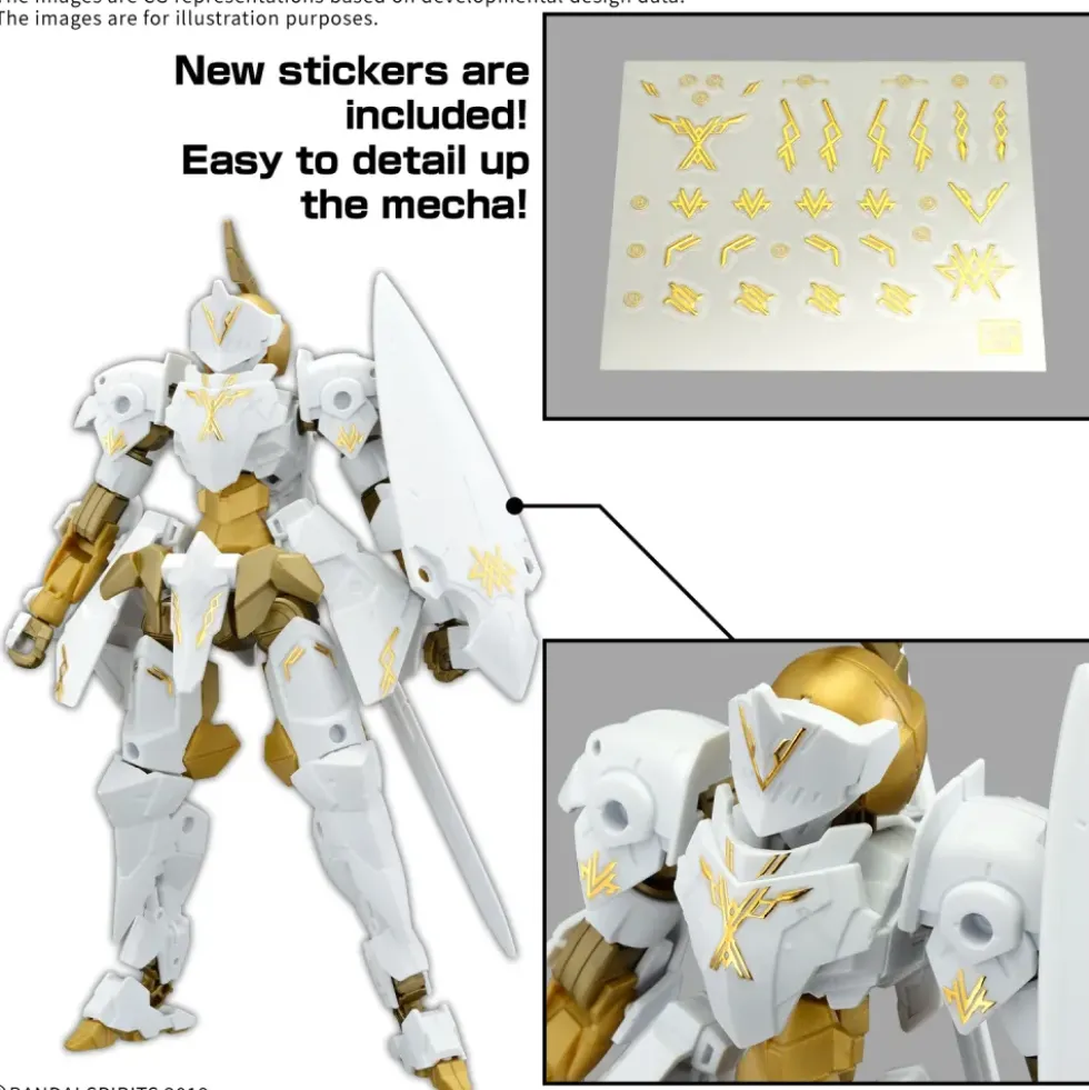 30MM 1/144 EXM-A9KR SPINATIO (ROYAL KNIGHT TYPE)