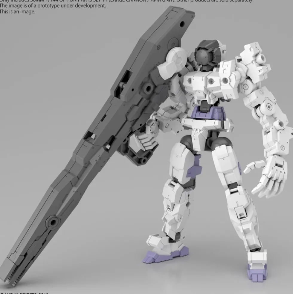 30MM 1/144 – OPTION PARTS SET 11 – LARGE CANNON & ARM UNIT
