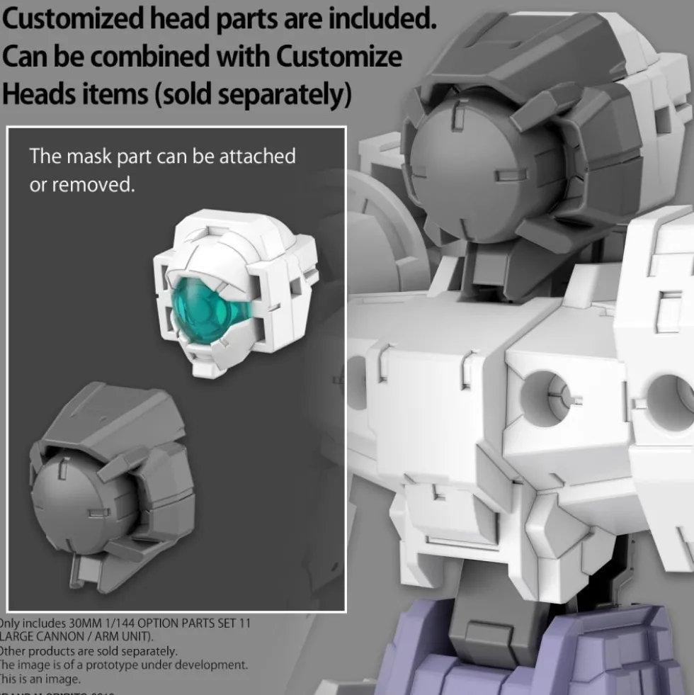 30MM 1/144 – OPTION PARTS SET 11 – LARGE CANNON & ARM UNIT