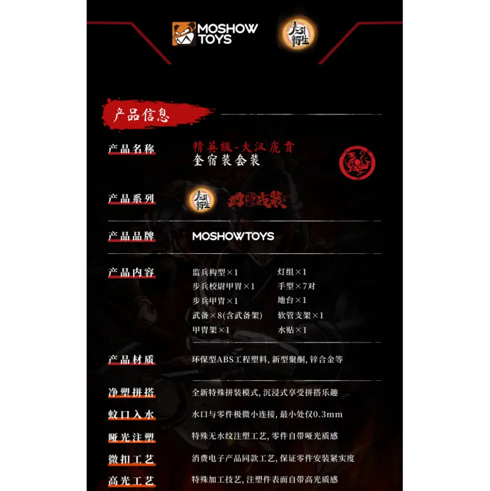 MOSHOW TOYS : GREAT HAN TIGER WARRIOR – KUI SU