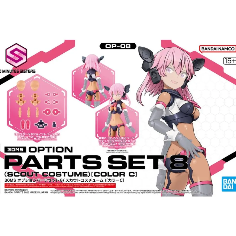 30MS OPTION PARTS SET 8 (SCOUT COSTUME) COLOR C