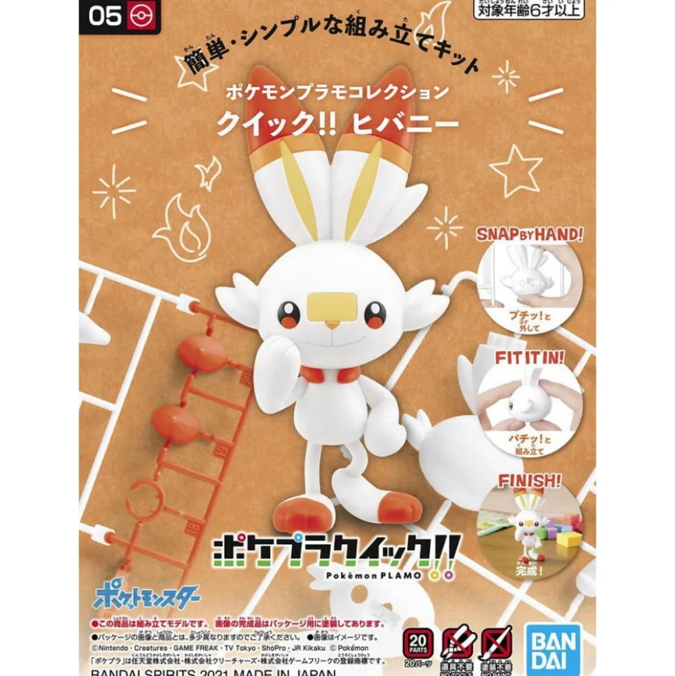POKE-PLA QUICK 05 Scorbunny (Flambino)