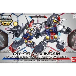 SD CROSS SILHOUETTE RX-78-2 ET CROSS SILHOUETTE FRAME