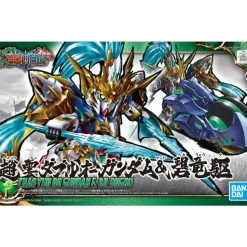 SD SANGOKU SOKETSUDEN ZHAO YUN 00 GUNDAM & BLUE DRAGON DRIVE